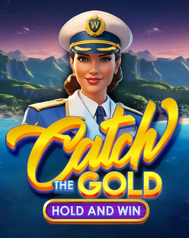 Catch The Gold Hold And Win için özgün tanıtım görseli: slot oyunu düzenini soyut geometrik desenle gösterir.