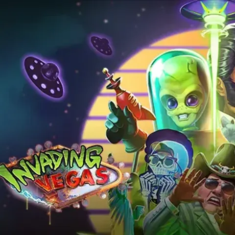 Invading Vegas oyununun kapak görseli
