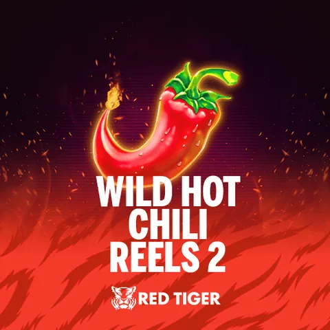 Wild Hot Chilli Reels 2 için özgün tanıtım görseli: slot oyunu düzenini soyut geometrik desenle gösterir.